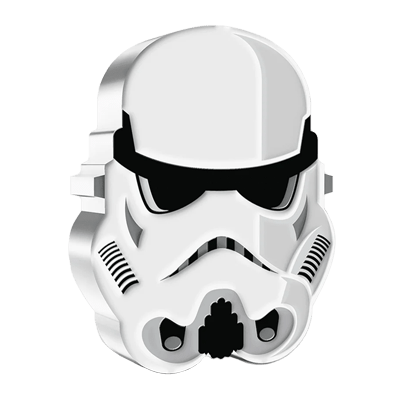 A picture of a 1 oz The Faces of the Empire – Imperial Stormtrooper Silver Coin (2023)